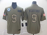 Nike Lions 9 Matthew Stafford 2019 Olive camo Salute To Service Limited Jersey,baseball caps,new era cap wholesale,wholesale hats